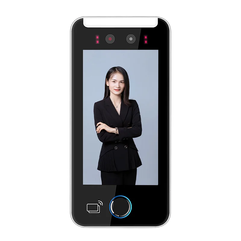 Máy kiểm soát ra vào nhận diện khuôn mặt, vân tay S4A Ai520F màn 5 inch, Tuya Smart Life WiFi