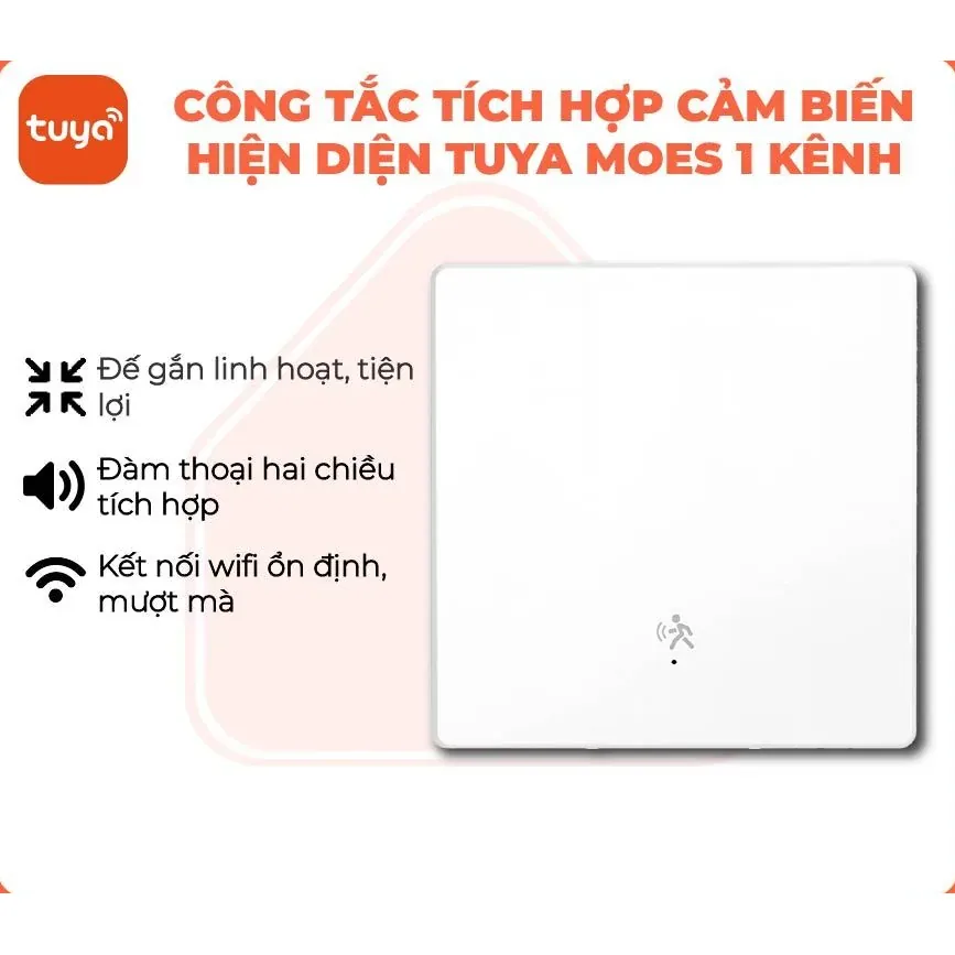 Công tắc thông minh kiêm cảm biến hiện diện Tuya Smart Life Moes