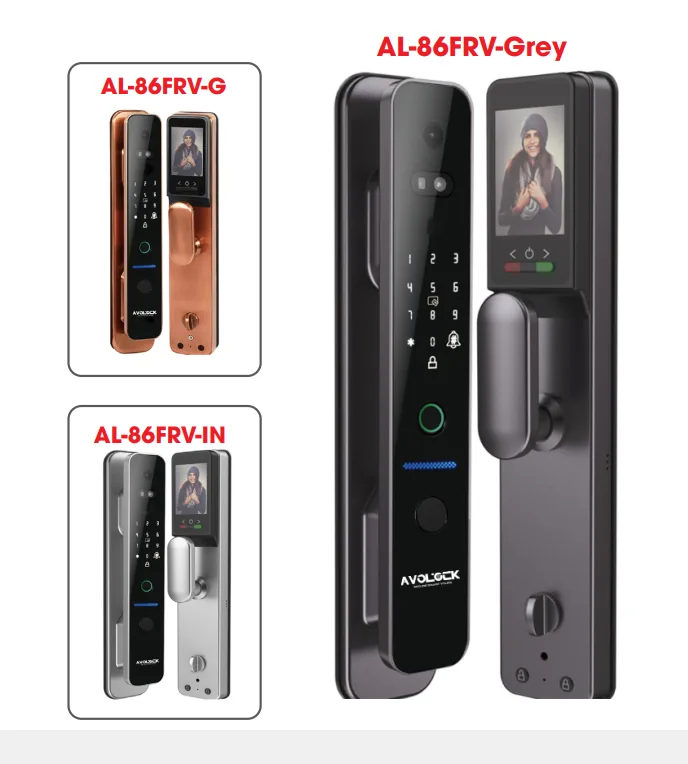 Khoá thông minh Avolock AL-86FRV Face ID, App Wifi 3 màu