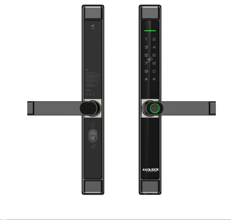 Khoá cửa nhôm vân tay Avolock AN-394-B App Wifi