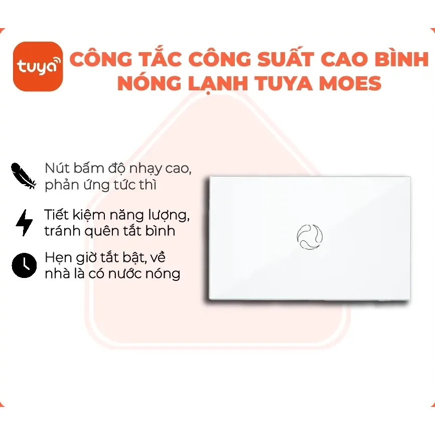 Công tắc thông minh công suất cao Tuya Smart Life Moes cảm ứng