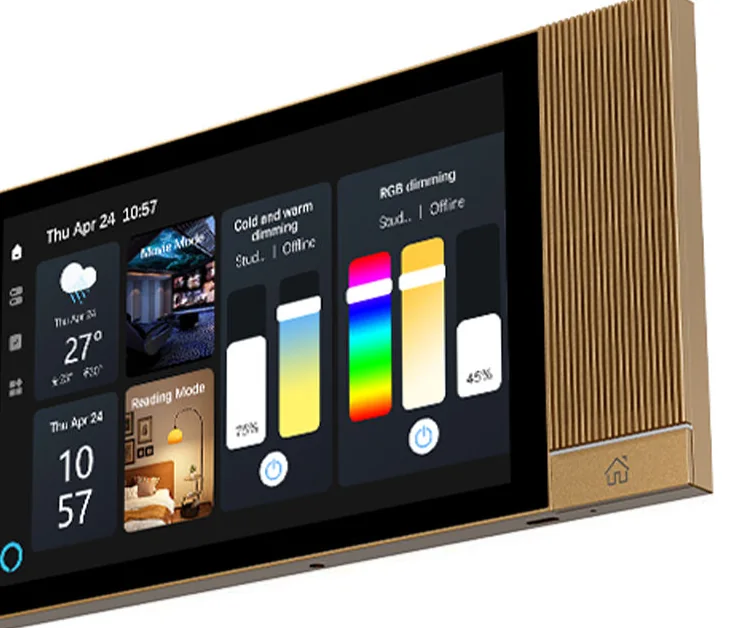 Màn hình điều khiển trung tâm 8 inch Golden Security TPA08 tích hợp Alexa, Zigbee