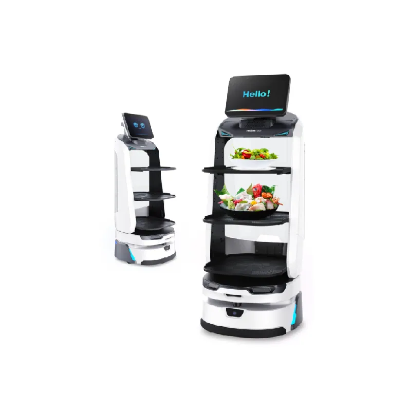 Robot giao hàng LuckiBot Pro phục vụ nhà hàng, khách sạn, bệnh viện, siêu thị