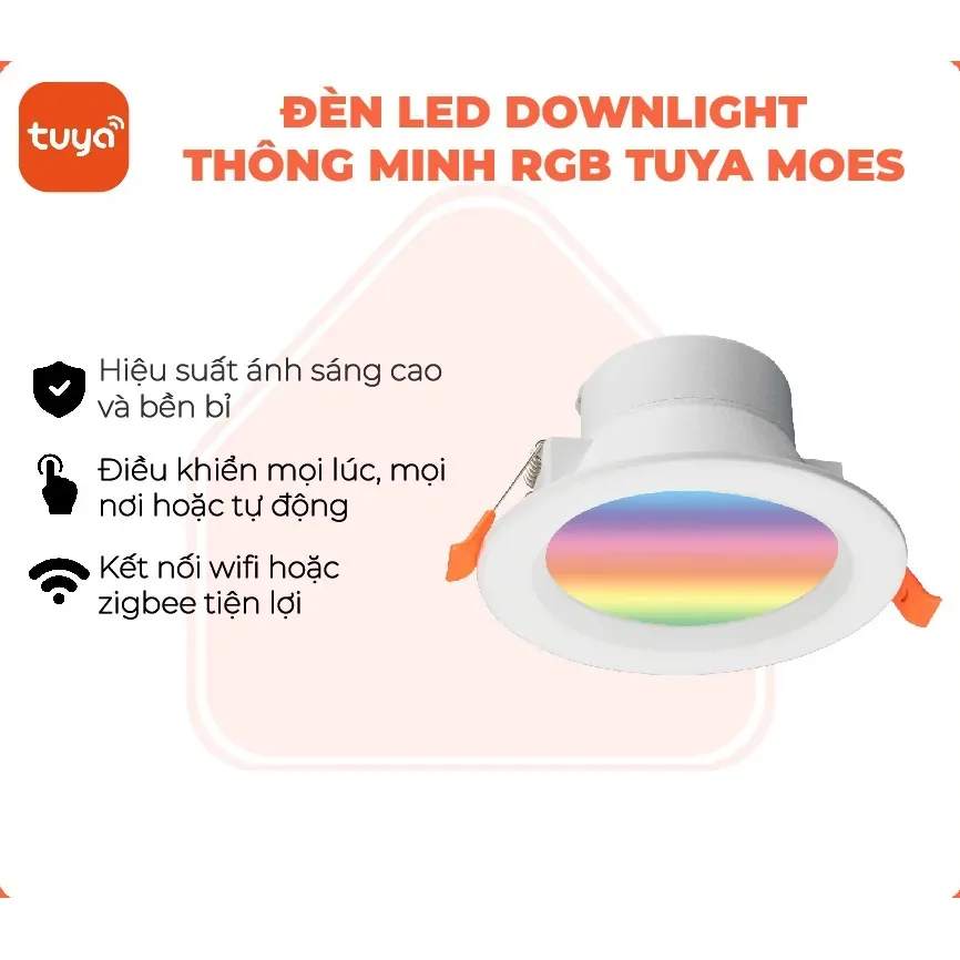 Đèn downlight thông minh Tuya Smart Life Moes