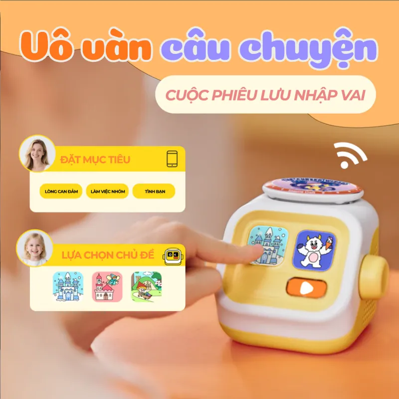 Robot kể chuyện dành cho bé – Seedpace đồng hành cùng những giấc ngủ ngon