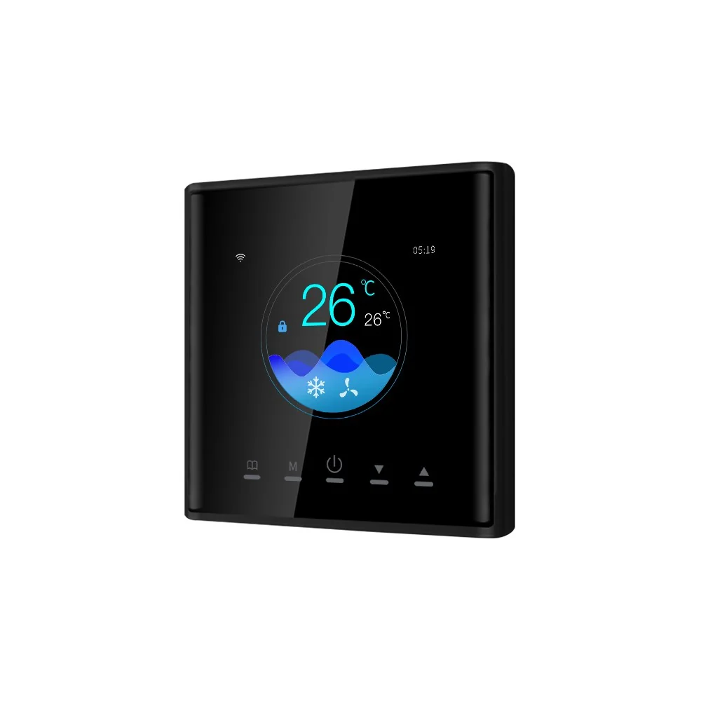 Bộ điều khiển nhiệt độ VRF màn TFT cong ACMELEC AE-940, WiFi, Zigbee