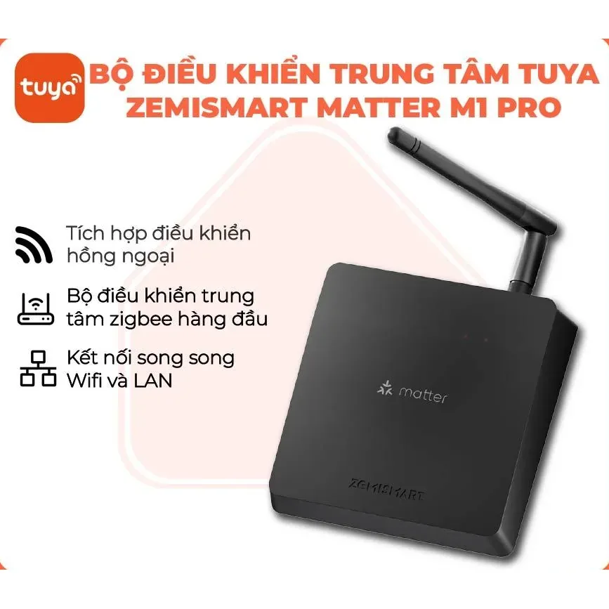 Bộ điều khiển trung tâm Tuya Smart Life Zemismart M1 Pro