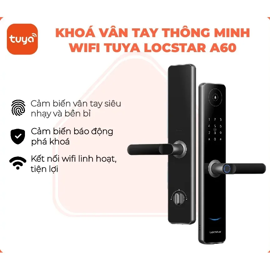 Khóa thông minh Tuya Smart Life Locstar A60