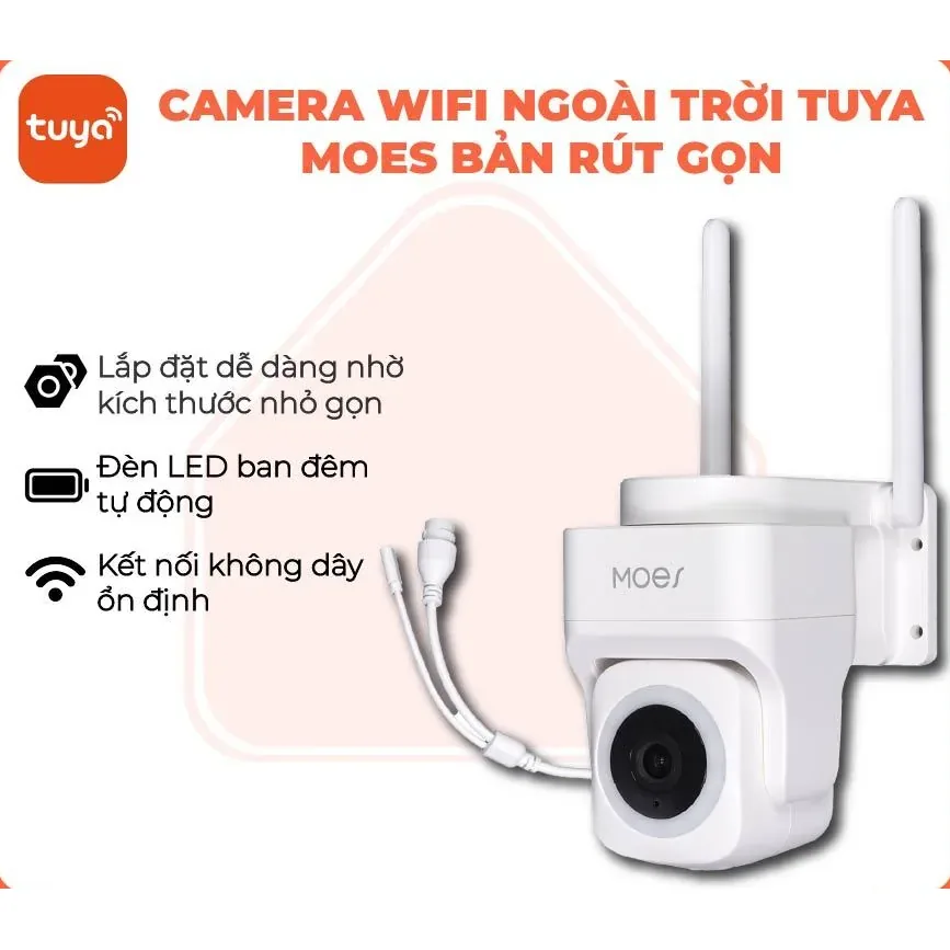 Camera Tuya Smart Life Moes ngoài trời bản rút gọn