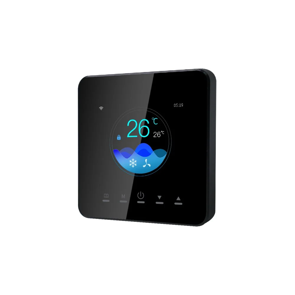 Bộ điều khiển nhiệt độ VRF màn TFT phẳng ACMELEC AE-5509, WiFi, Zigbee
