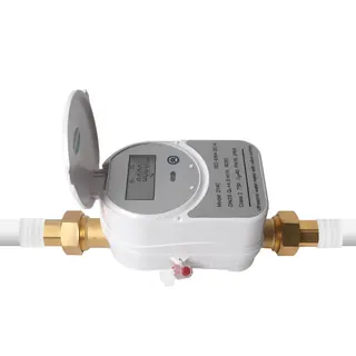 Đồng hồ nước siêu âm Zigbee có van điều khiển từ xa 214C, app Tuya Smart Life