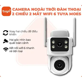 Camera Tuya Smart Life Moes ngoài trời hai góc nhìn