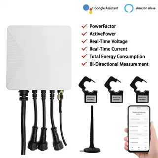 Đồng hồ kẹp đo dòng 3 pha Tuya Smart Life PC321