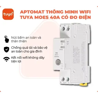 Aptomat thông minh Tuya Smart Life Moes 63A