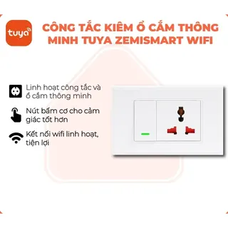Ổ cắm kiêm công tắc thông minh Tuya Smart Life Zemismart