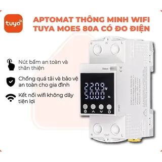 Aptomat thông minh Tuya Smart Life Moes 80A
