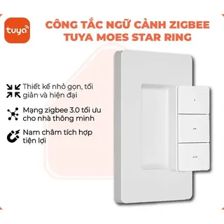 Công tắc ngữ cảnh Tuya Smart Life Moes Star Ring chữ nhật