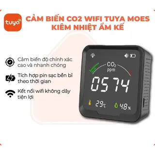 Cảm biến CO2 thông minh Tuya Smart Life Moes – Wifi
