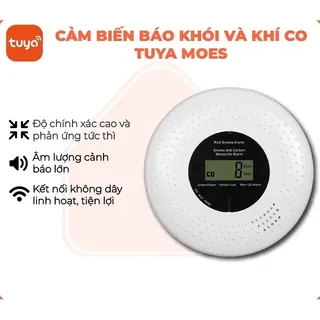 Cảm biến khói và khí CO Tuya Smart Life Moes
