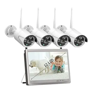 [ Bộ KIT ] Đầu ghi hình LCD + 4 Camera Tuya Smart Life
