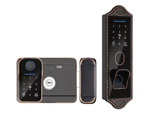 Khoá cửa cổng vân tay Avolock AG-48 Bronze App, Remote