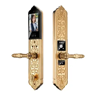 Khoá cửa tân cổ Avolock AC-998F-G thông minh có Face ID, App Wifi